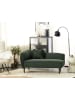 Beliani Chaiselongue CHEVANNES Grün/Schwarz - (W) 138 x (H) 74 x (L) 77 cm linksseitig