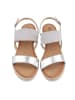 Ital-Design Sandale & Sandalette in Silber und Grau