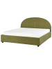 Beliani Doppelbett VAUCLUSE in Grün - (W) 174 x (H) 112 x (L) 214 cm