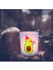 Mr. & Mrs. Panda Windlicht Glas Avocado Feier ohne Spruch in Transparent