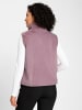 WITT WEIDEN Fellimitatweste in mauve