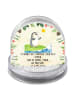 Mr. & Mrs. Panda Schneekugel Pinguin Surfer mit Spruch in Naturpapier