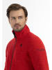 Schmuddelwedda Strickfleecejacke in Rot Melange