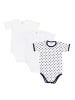 TupTam Kinder Unisex Kurzarm Body 3er Set in weiß Modell 1