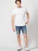 KOROSHI Basic Kurzarm-T-Shirt in weiß