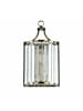 Licht-Erlebnisse Wandlampe (B)19 x (H)37 cm in Messing Antik Klar/TransparentMessing Antik Klar/Transparent