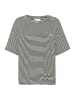 My Essential Wardrobe T-shirt DanaMW Baggy fit in Black W. Off White Stripe