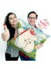 Mr. & Mrs. Panda kissen für sofa Einhorn Mitteilung Design ohne ... in Weiß