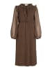 Vila Maxikleid in Chocolate Brown