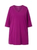 Ulla Popken Longshirt in dunkle orchidee