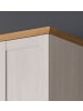 Inn.Furn Kleiderschrank weiß Lärche, Eiche Artisan 3-türig 124 cm im Landhaus-Stil