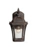 Licht-Erlebnisse Außen Wandlampe (B)15.7 x (H)26.5 cm in Braun Antik