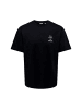 Only&Sons T-Shirt 'Fred Life' in schwarz