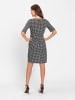 Heine Wickelkleid in schwarz-ecru Pepita