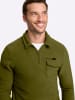WITT WEIDEN Fleece-Shirt in oliv