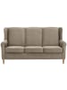 58 aufm Kessel SOFA 3-Sitzer Karlen Flachgewebe hellbraun
