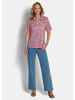 GOLDNER Blusenshirt mit Paisley-Muster in koralle / gemustert