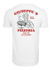 Mister Tee Mister Tee Herren Giuseppe's Pizzeria Tee in white