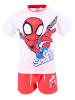 Spiderman 2tlg.Outfit T-Shirt & Shorts Spidey in Weiß