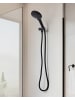 Beliani Wannenarmaturen IQUIRA in Schwarz - (W) 12 x (H) 23 x (L) 5 cm
