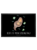 Mr. & Mrs. Panda Schmutzmatte Otter Seerose mit Spruch in Schwarz
