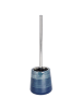 Wenko Bürstenbehälter POTTERY PETROL + WC-Bürste in Blau, (B) 13 x (H) 40 x (L) 13 cm