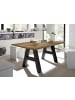 58 aufm Kessel ESSZIMMERTISCH Elia 8 180 x 90 x 75 Esstisch Schwarzstahl/Plankeneiche