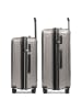 Redolz Essentials 14 4 Rollen Kofferset 2-teilig mit Dehnfalte in coffee grey metallic