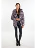 faina Steppjacke Mit Zebra-Print in Mauve Zebra