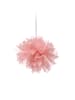 MARELIDA 48-teiliges Papierdekoration Partyset (Lampions, Pompoms) in grau, weiß, rosa