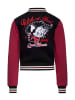 Queen Kerosin Queen Kerosin College Sweatjacke Rebel at Heart in bordeaux