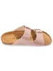 palado Pantoletten in Lack Creme Rosa