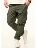 DAILY COTTON Cargohose - als Stoffhose mit Stretch im Tapered Fit in Khaki