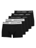 Jack and Jones 5er Pack Trunks in Schwarz