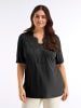 sheego Halbarmshirt in schwarz