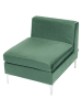 Beliani Sofaelement EVJA in Grün - (W) 65 x (H) 84 x (L) 85 cm