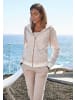 LASCANA Kapuzensweatjacke in beige-nougat