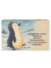 Mr. & Mrs. Panda Kiste Pinguin mHerzieren Design mit Spruch in Weiß