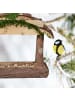 relaxdays Vogelfutterhaus in Natur