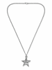 collezione alessandro Lange Kette " Stern " in altsilber