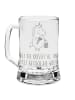 Mr. & Mrs. Panda Bierglas Einhorn Gemüse mit Spruch in Transparent