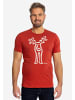 elkline T-Shirt Rudolf in burnt red - whiteswan