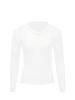 leo selection Damen Strickpullover in Weiss