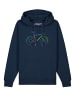 wat? Apparel Sweatshirt Fahrrad by night in Dunkelblau