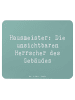 Mr. & Mrs. Panda Mouse Pad Spruch Hausmeister Macht mit Spruch in Meeresbrise