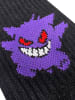 Pokemon 2er Pack Pokemon Socken Pikachu & Gengar Tennissocken Söckchen in schwarz