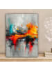 MuchoWow Leinwand Bilder Abstrakte Kunst Explosion