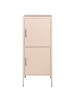 Beliani Büroschrank HURON in Beige - (W) 40 x (H) 102 x (L) 40 cm