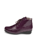 VITAFORM Echt Leder & vitaform Stretch Stiefeletten in aubergine