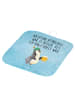 Mr. & Mrs. Panda 2er Set Topflappen  Pinguin Bier mit Spruch in Eisblau